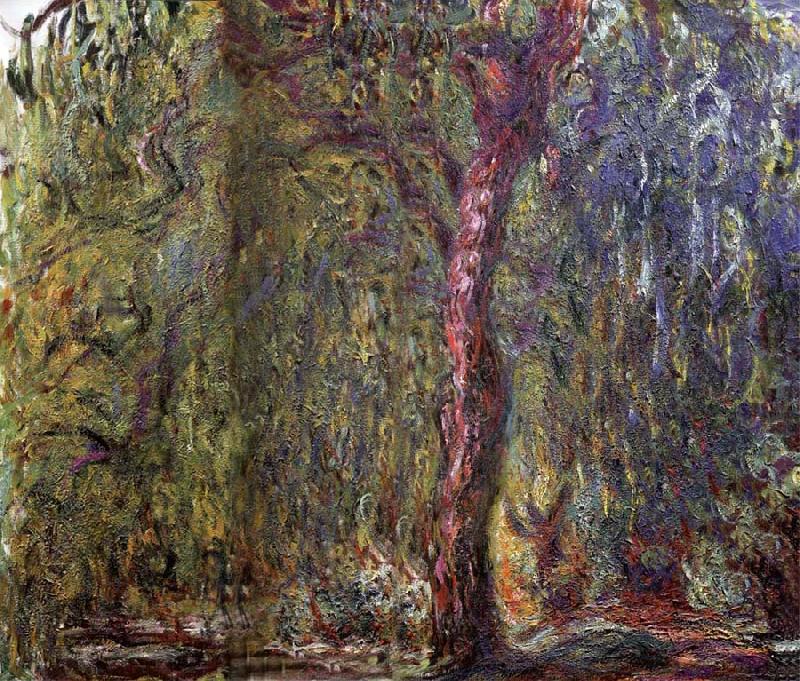 Claude Monet Weeping Willow oil painting image